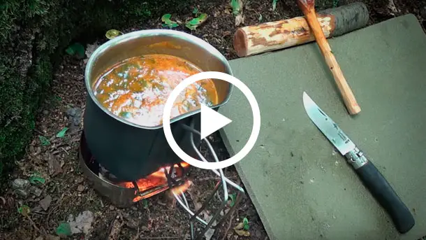 Nettle-Soup-Camp-Meal-Recipe-Cooking-Vid